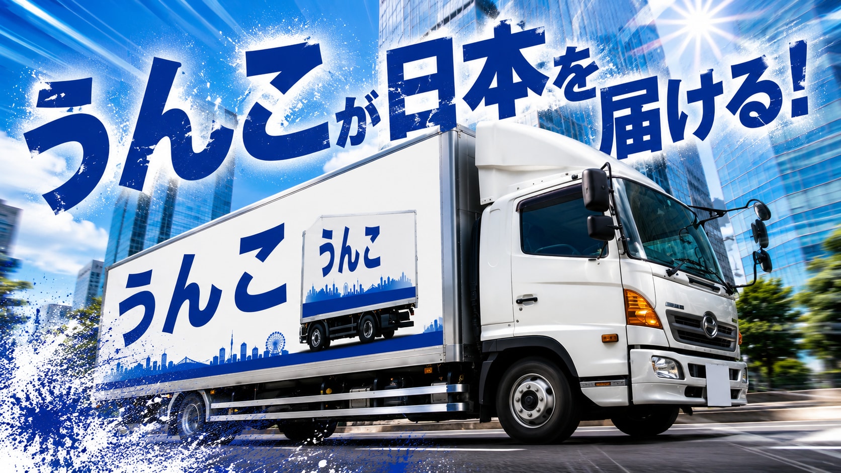 う◯こが日本を届ける！