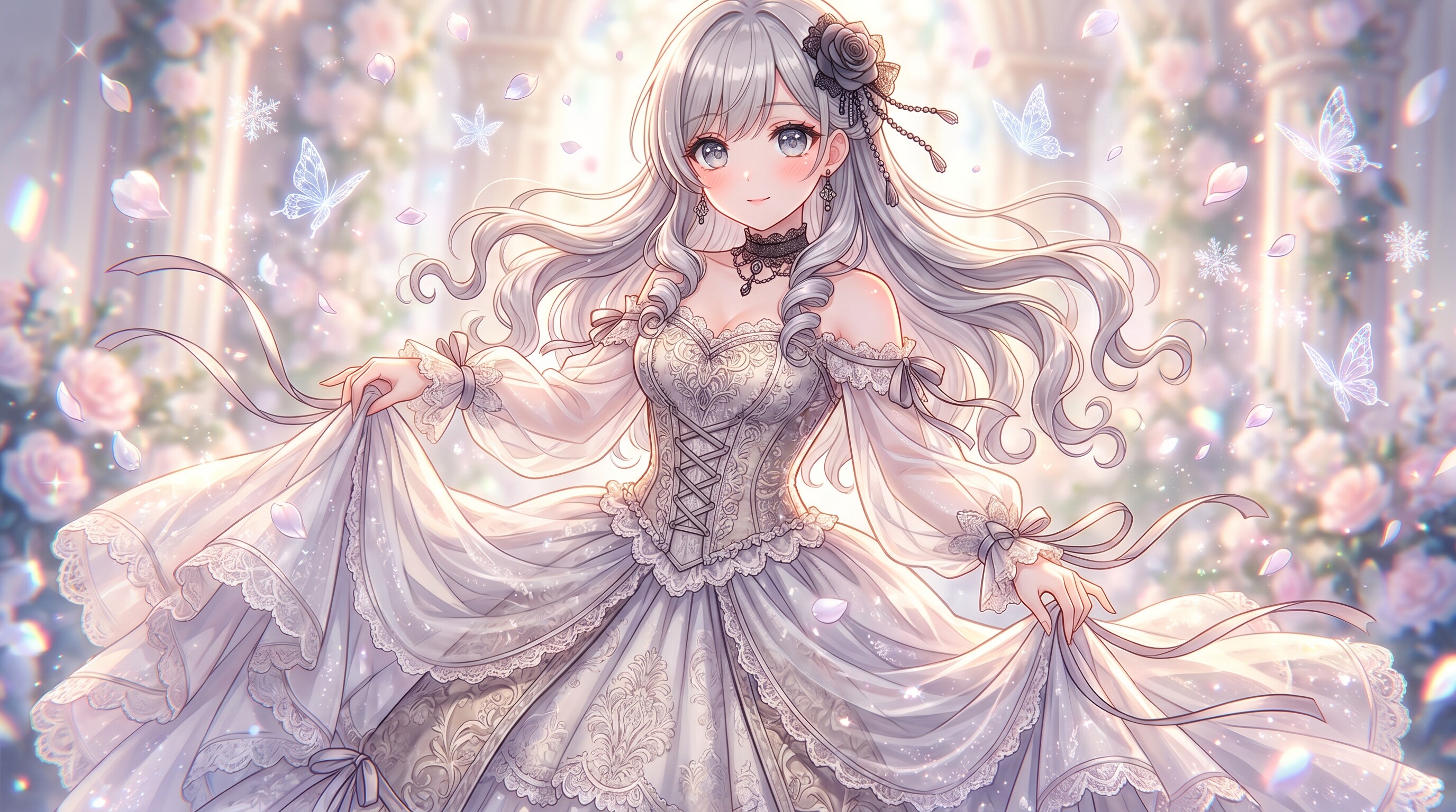 薄暮薔薇の華