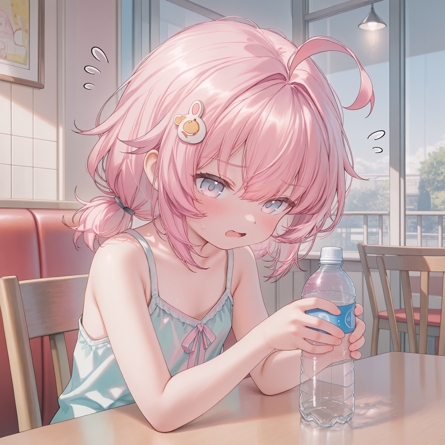 おしっこチャレンジ in ファミレス