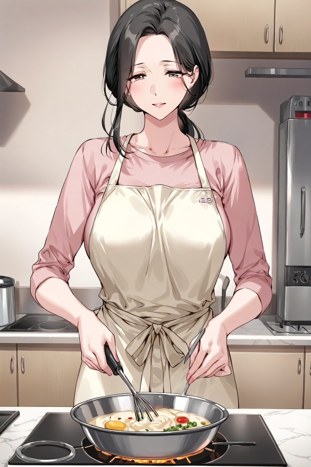 料理上手なママ | の人気AIイラスト・グラビア