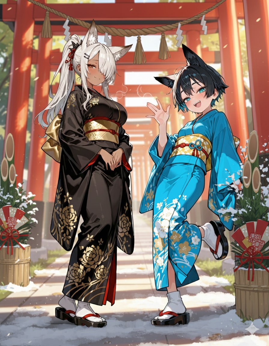 一緒に初詣