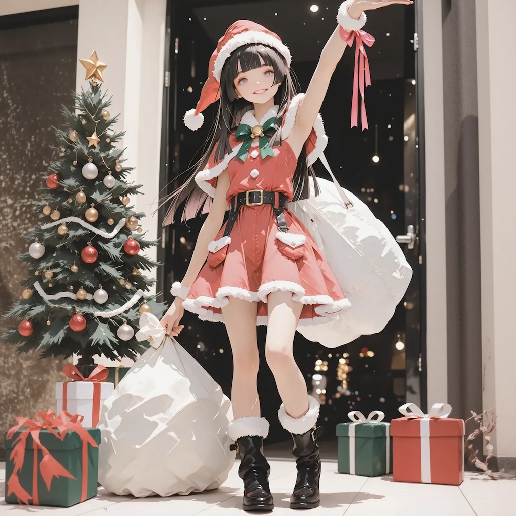 「サンタ参上！みんなプレゼンントだよ」