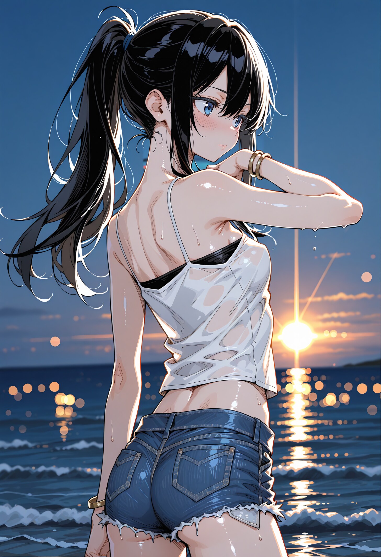 ホットパンツガール