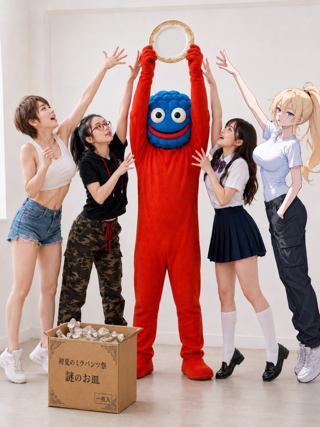 謎のお皿が…