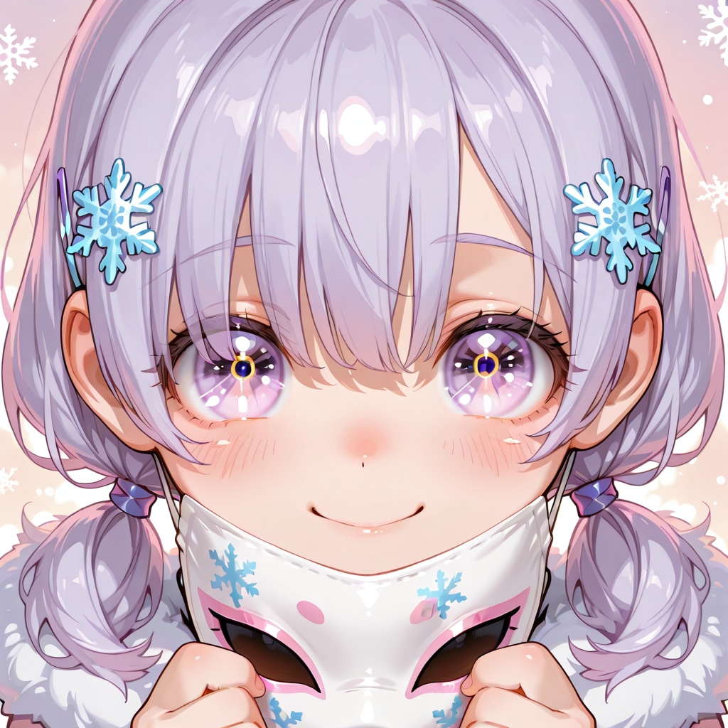 お面みたいなマスクになった。。。