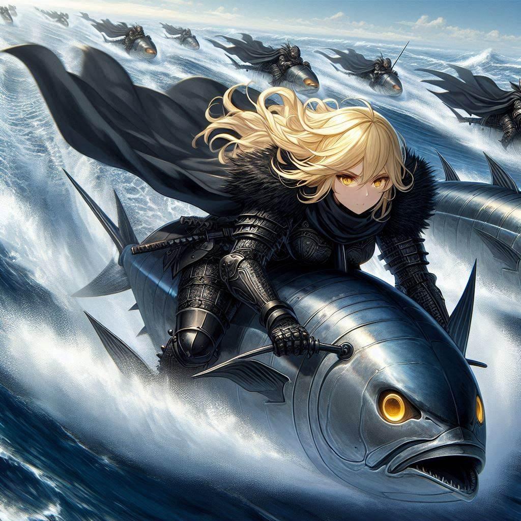 マグロバイクの集団