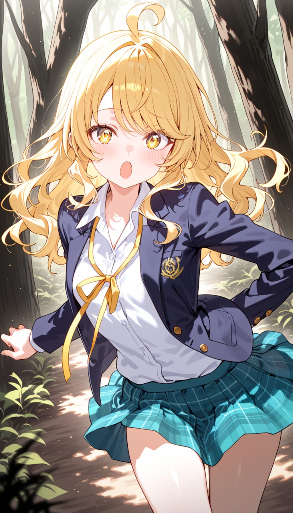 森の中の、よその子ユイちゃん