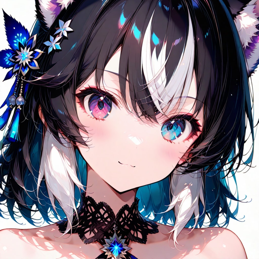 ヘテロクロミアのケモ耳少女