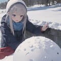 雪遊び 4枚目