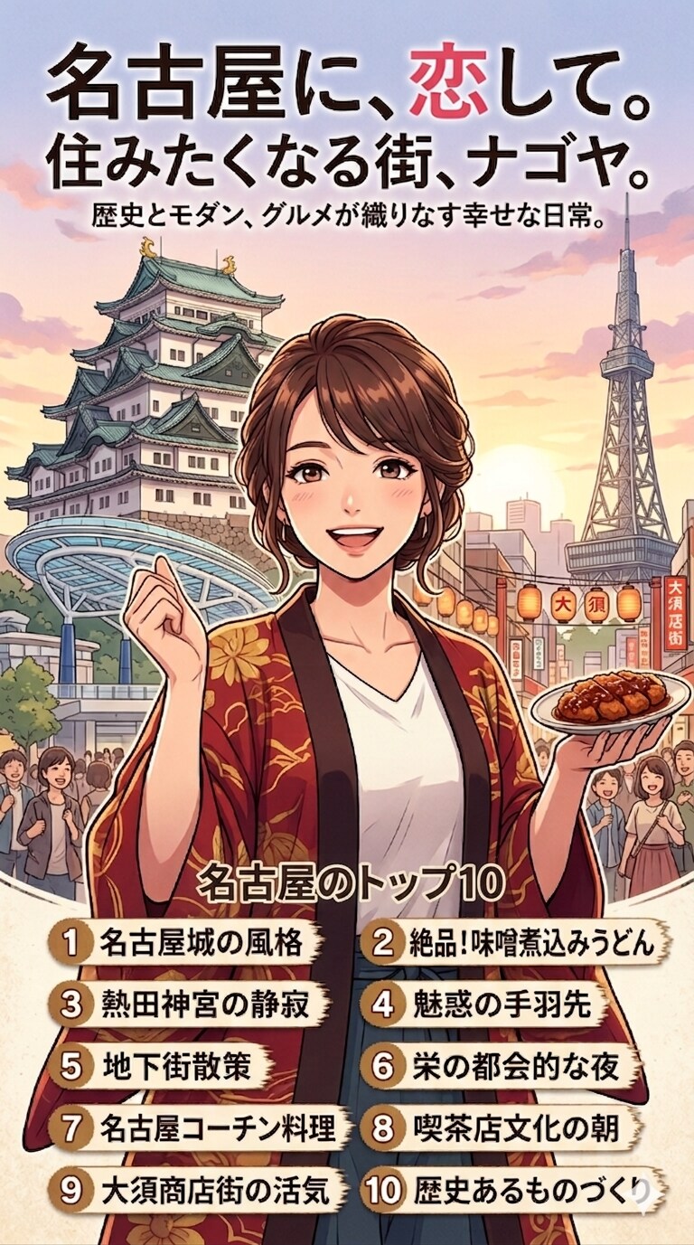 名古屋に恋して。 | の人気AIイラスト・グラビア