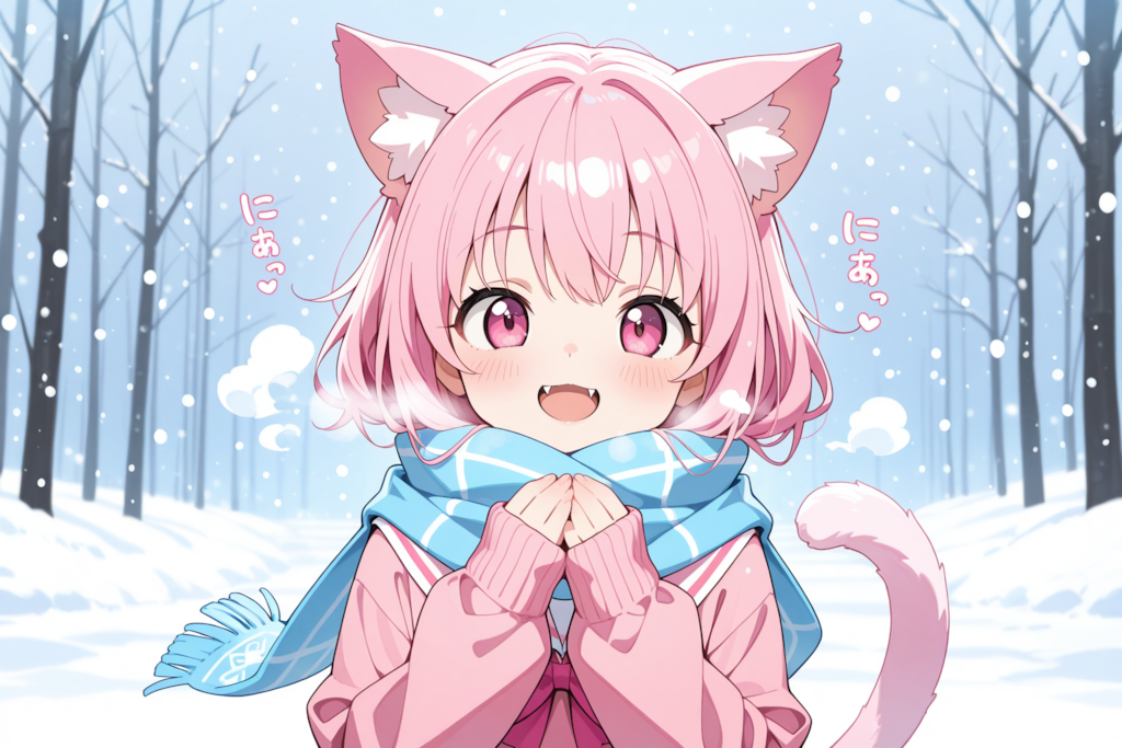ねこちゃんの萌え袖♡