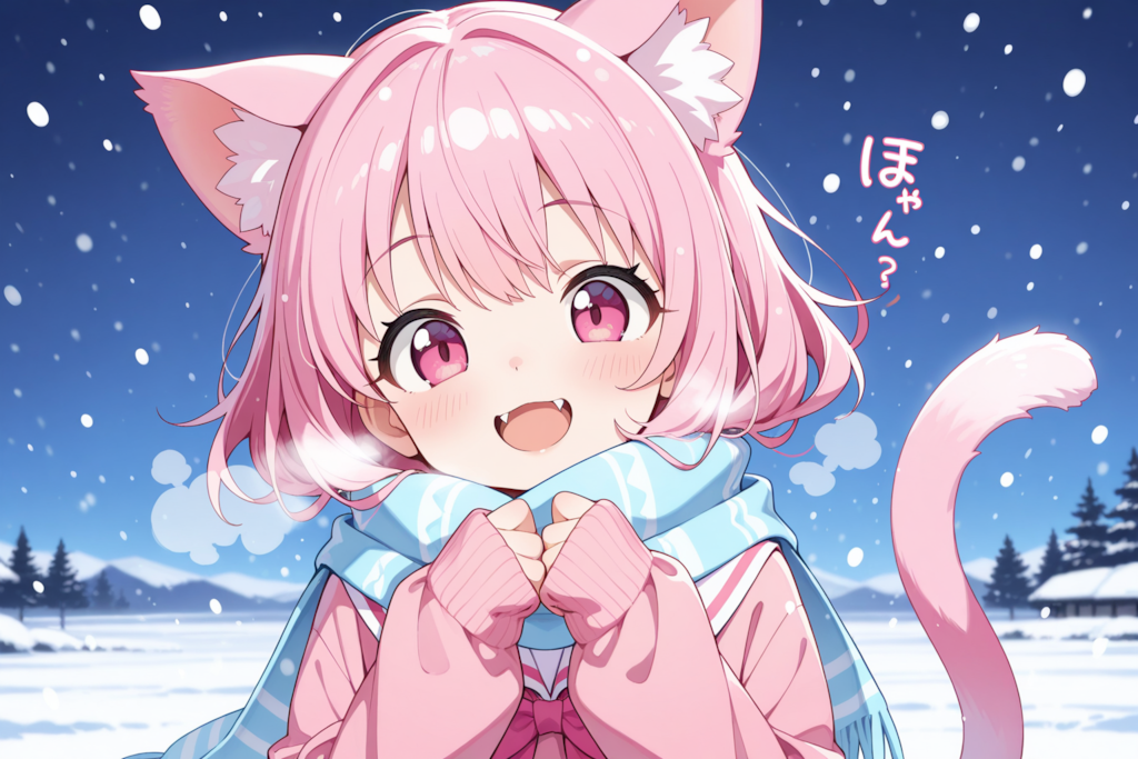 ねこちゃんの萌え袖♡