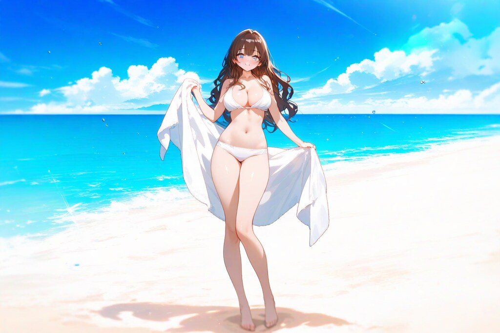 水着になった後となる前