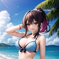 フィギア風、ビキニのお姉さん AOAOKO ８ 5枚目