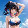 フィギア風、ビキニのお姉さん AOAOKO ８ 4枚目