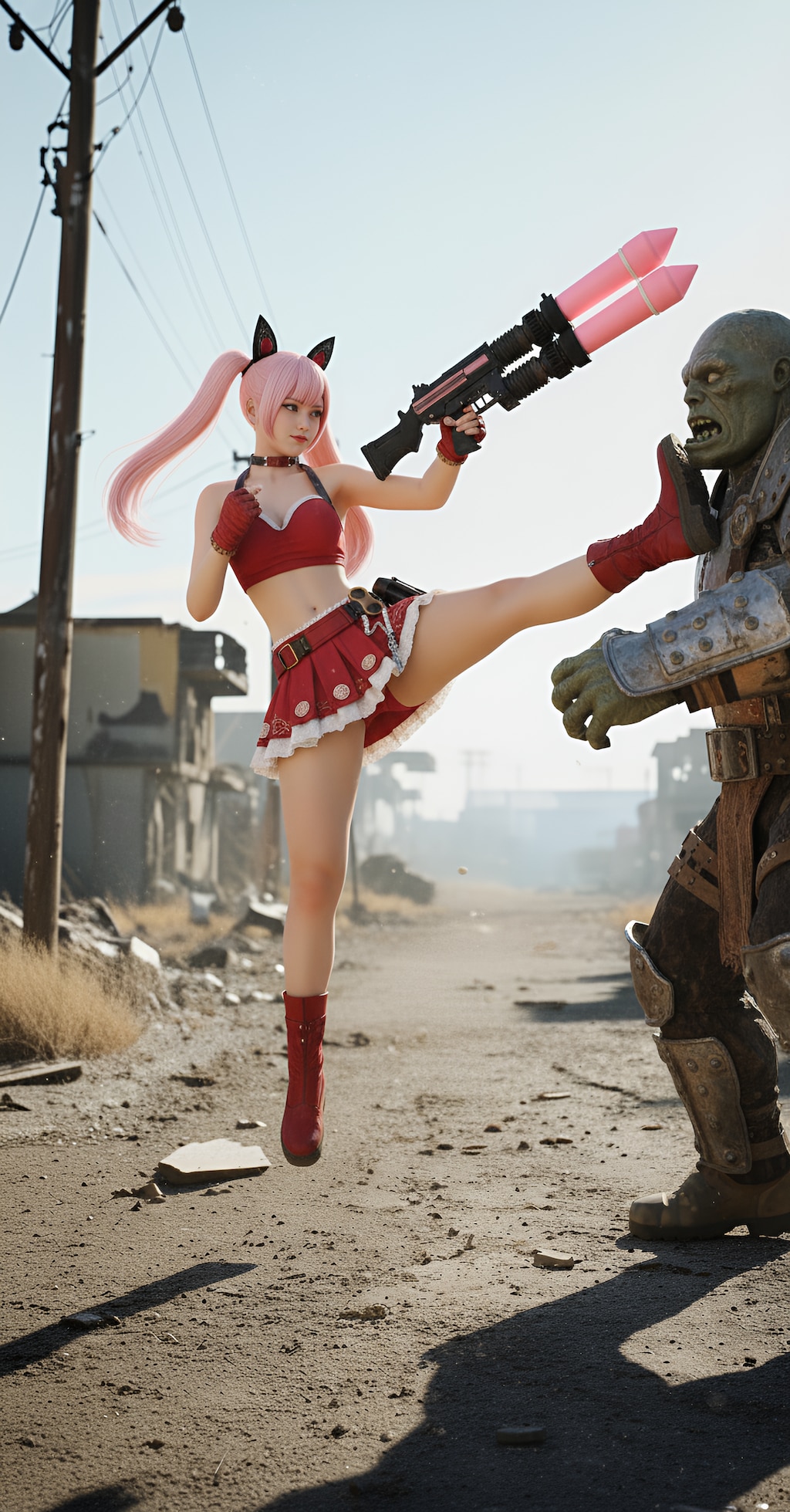 好きな武器はロケットランチャーです