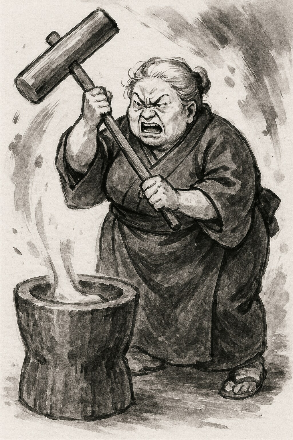 【お婆さん】チェストー！