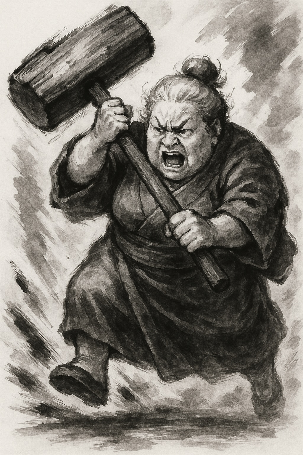 【お婆さん】チェストー！