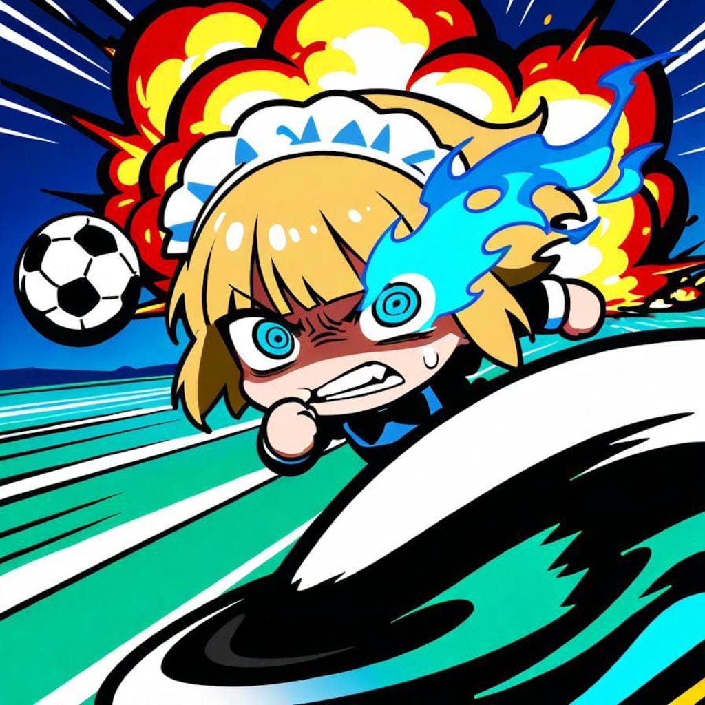 間もなくキックオフ…！(; 'ω')⚽