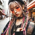 眼鏡三つ編みガール 8枚目