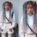 眼鏡三つ編みガール 12枚目