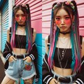眼鏡三つ編みガール 11枚目