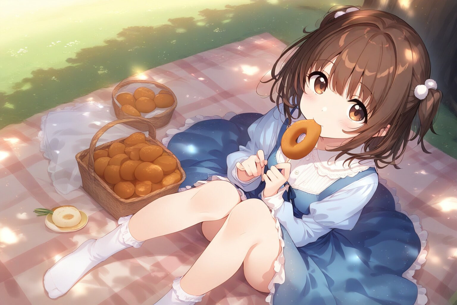 ドーナツ大好きWAVEちゃん | の人気AIイラスト・グラビア