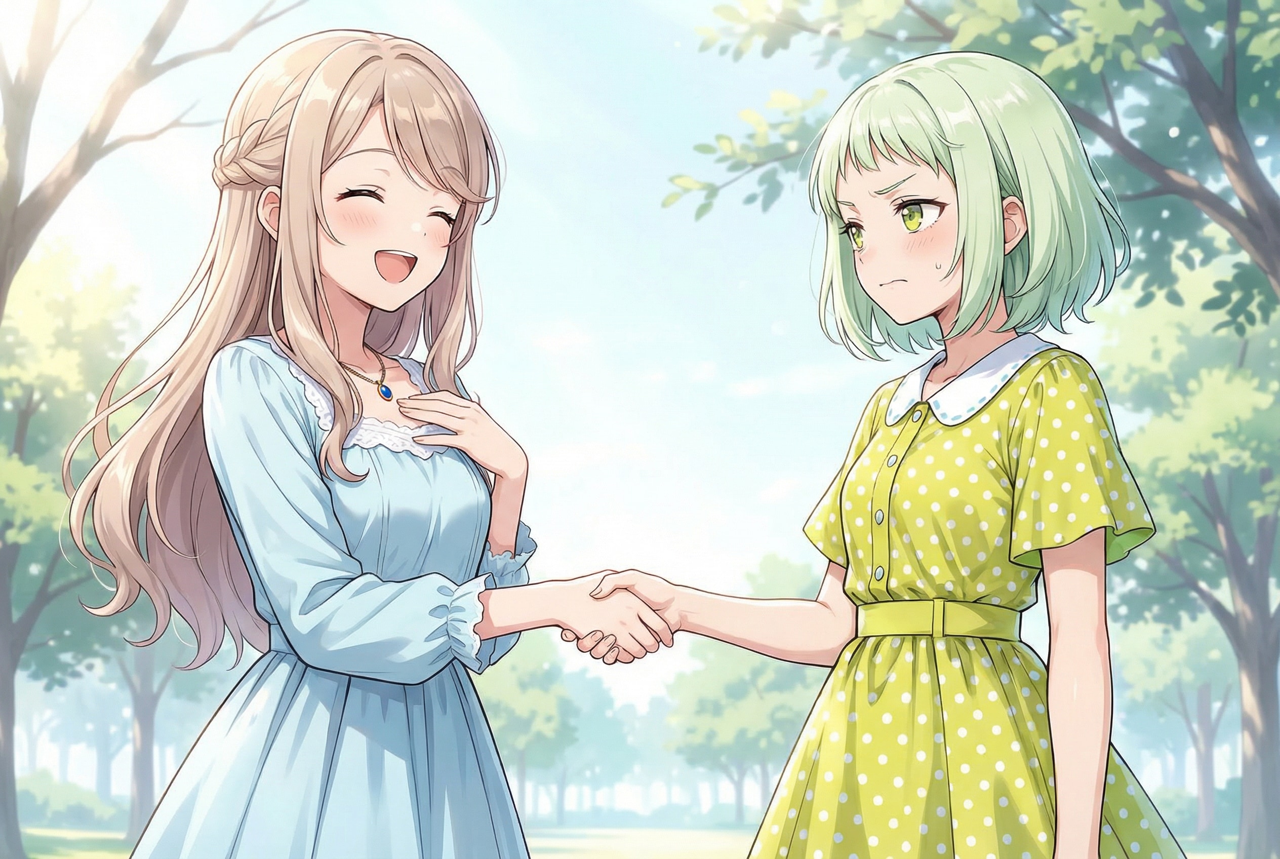 勝負終わって…💚💛 | の人気AIイラスト・グラビア