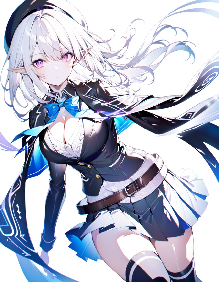 高等魔法学院のエルフ女子XL
