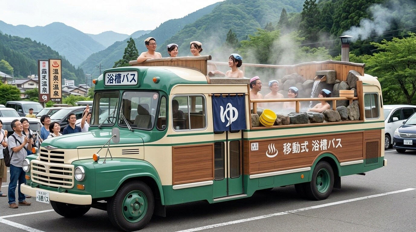 浴槽バス（bath bus） | の人気AIイラスト・グラビア