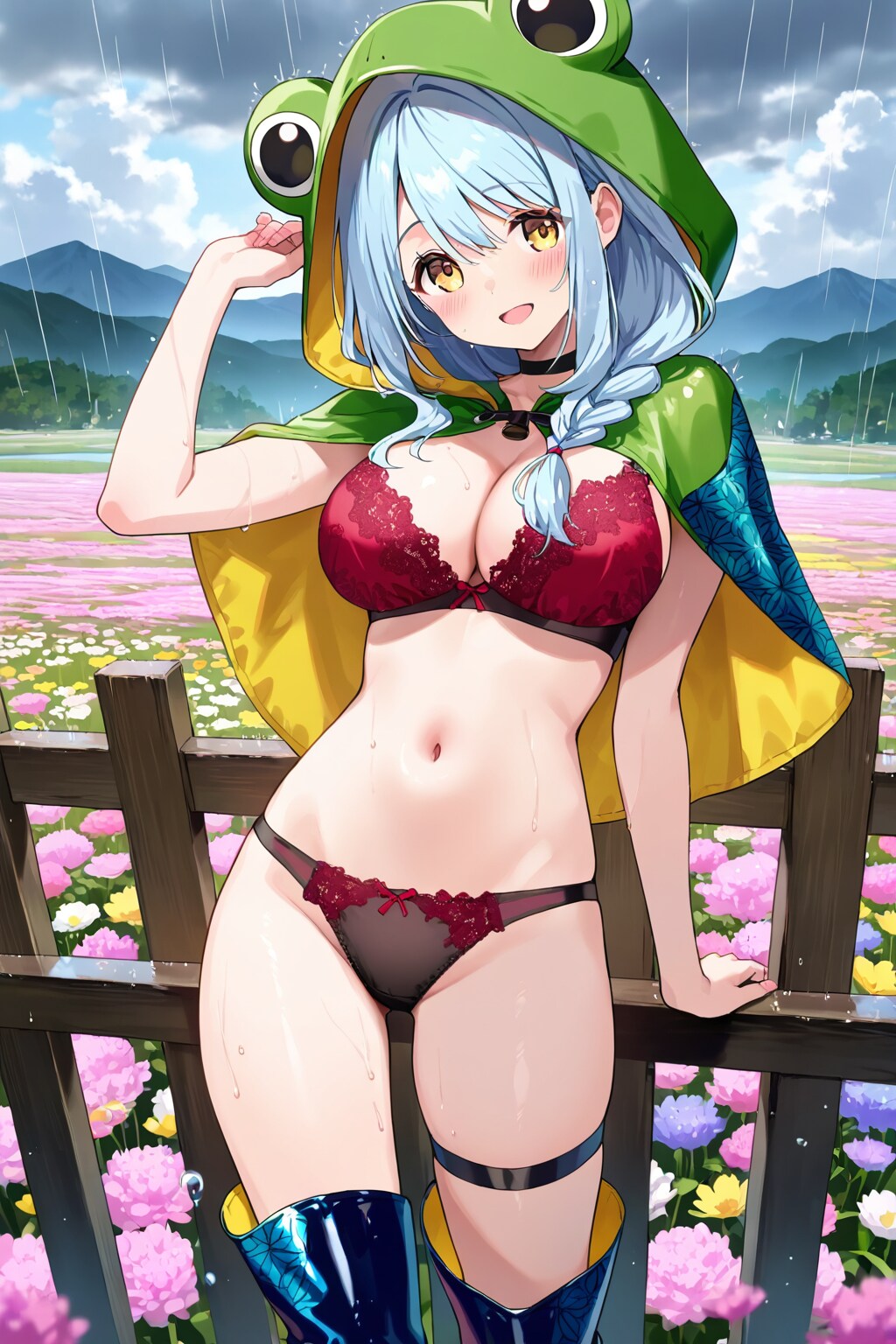 LILACでレインケープレット①