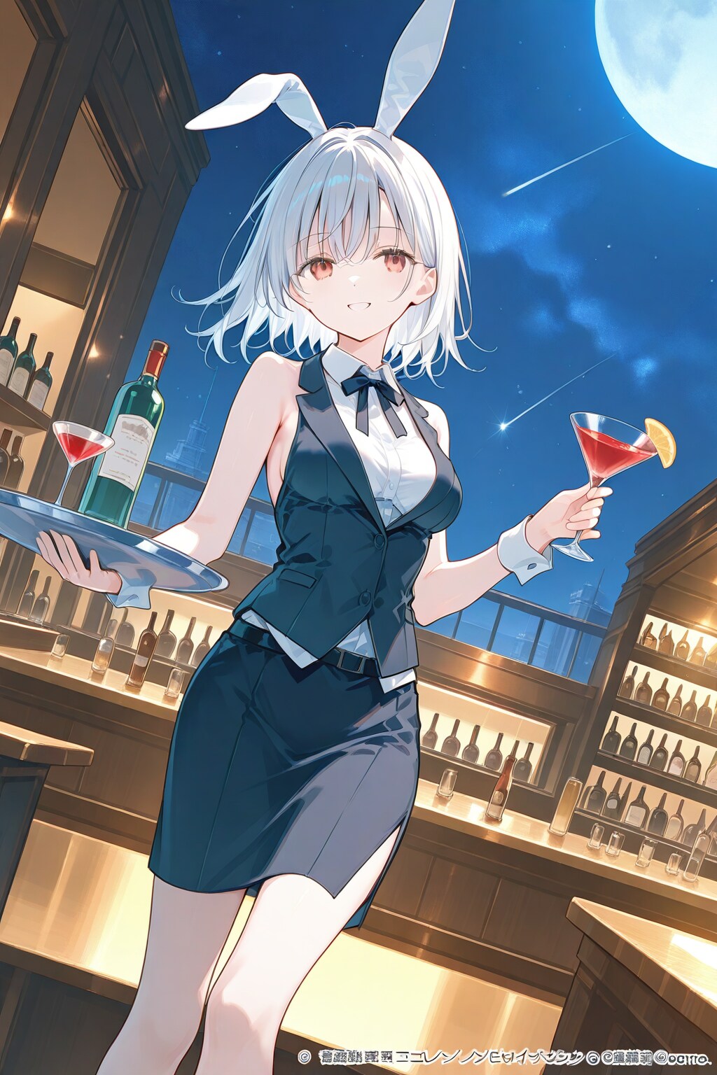 月下のバーメイド