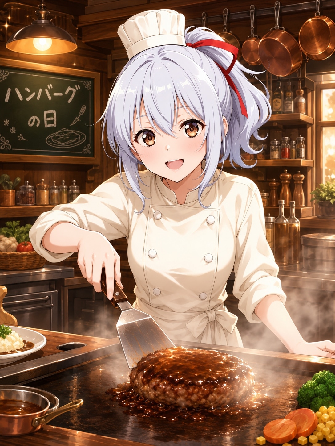 エル「8/9はハンバーグの日っ」