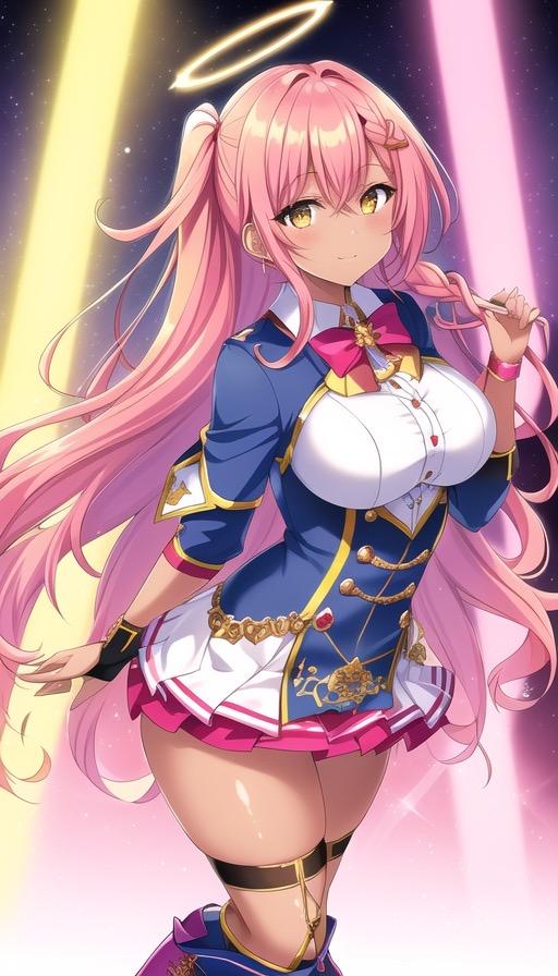 ギャルゲーっぽい感じの褐色美女
