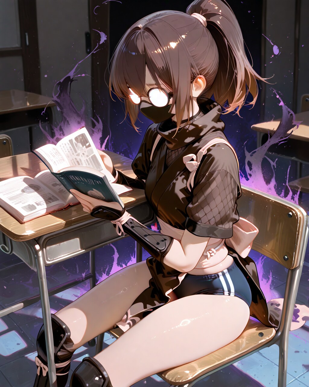 陰の者ゆえ、独りでも平気でござる…
