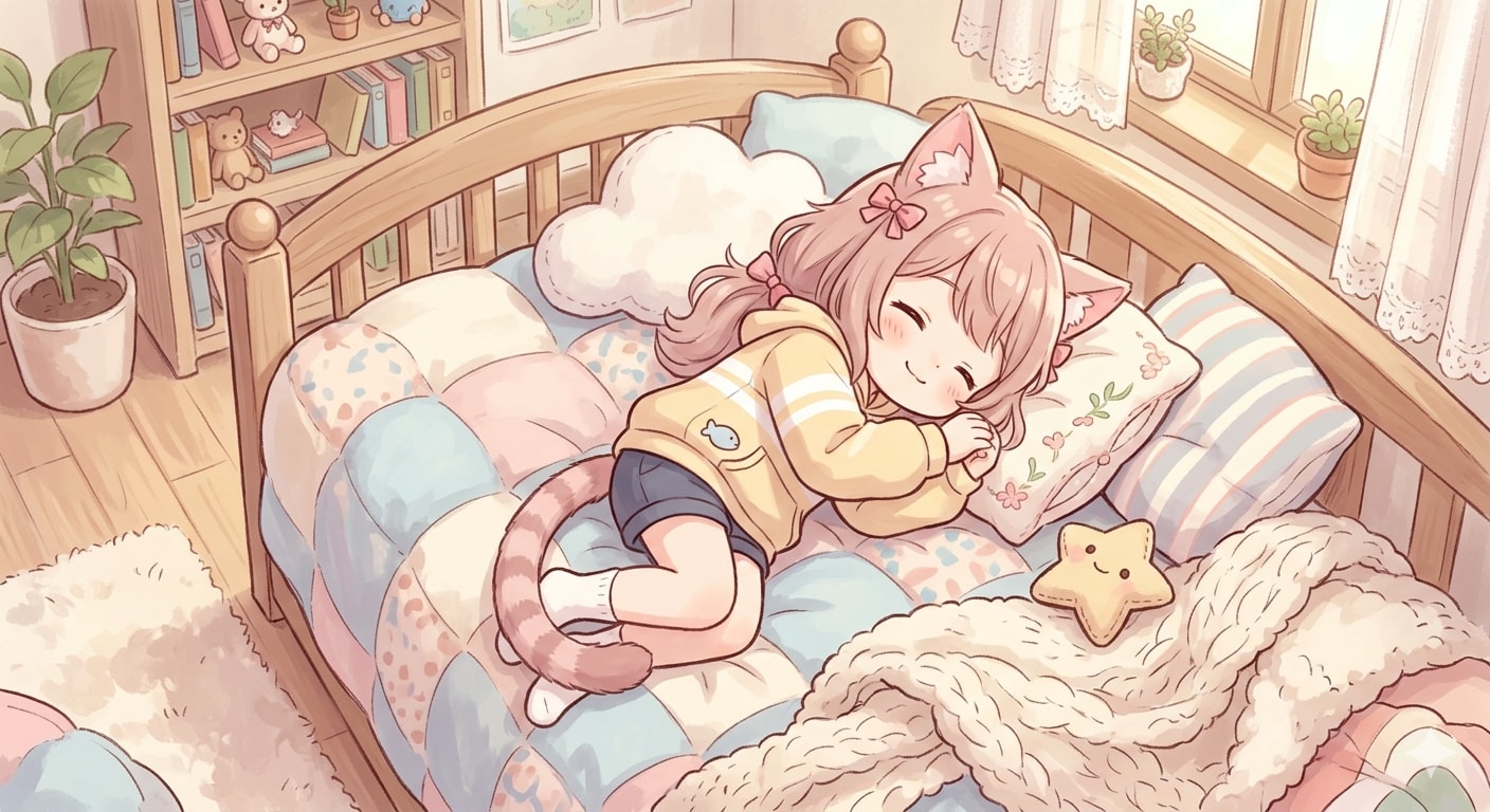 お昼寝タイム | の人気AIイラスト・グラビア