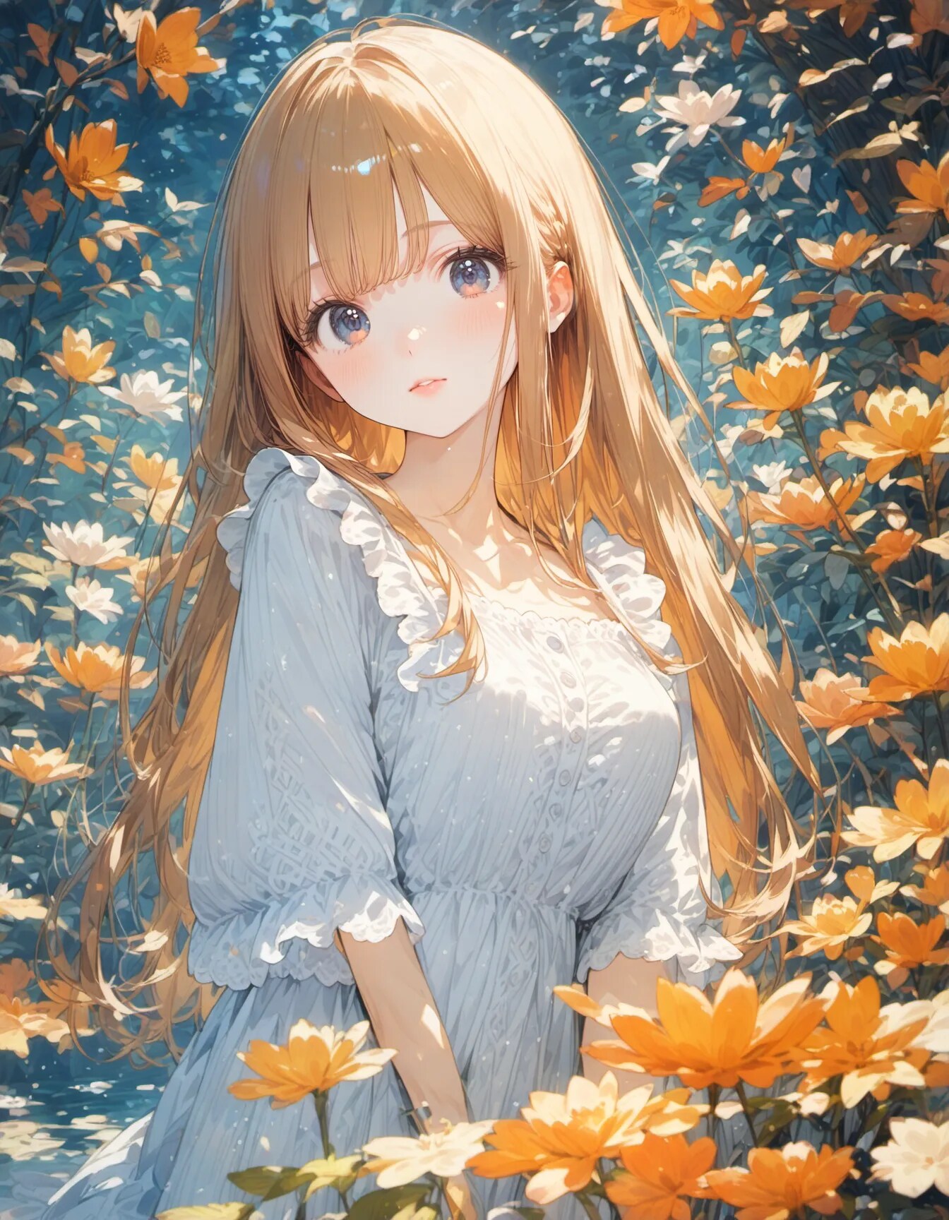 Golden Bloom Reverie