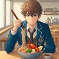男子高校生seafood noodle 3枚目