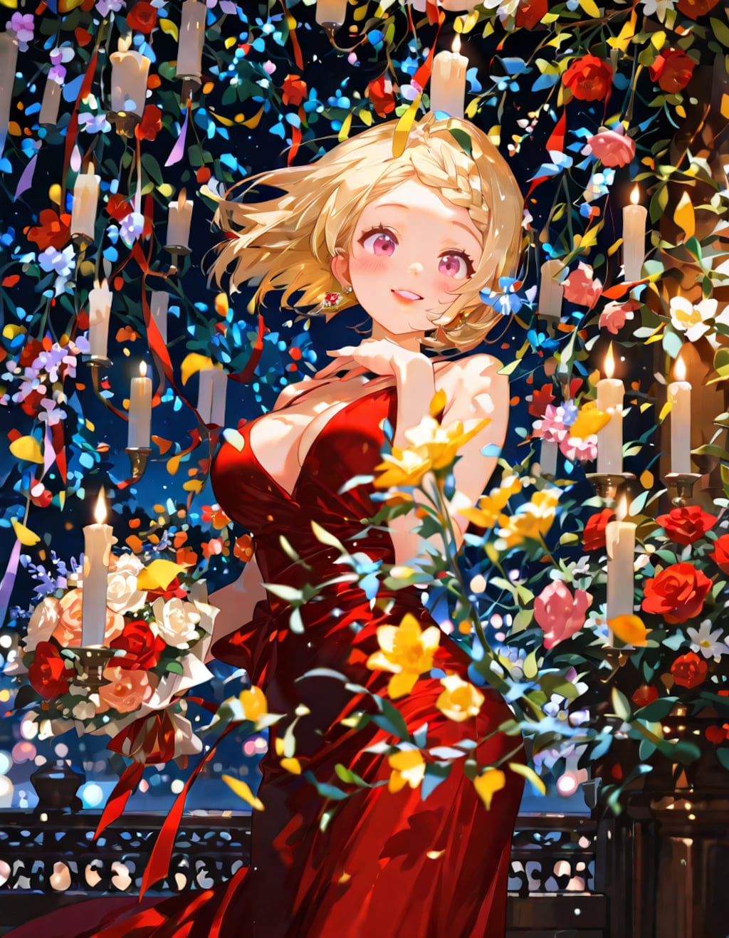 ロウソクと華の狂乱