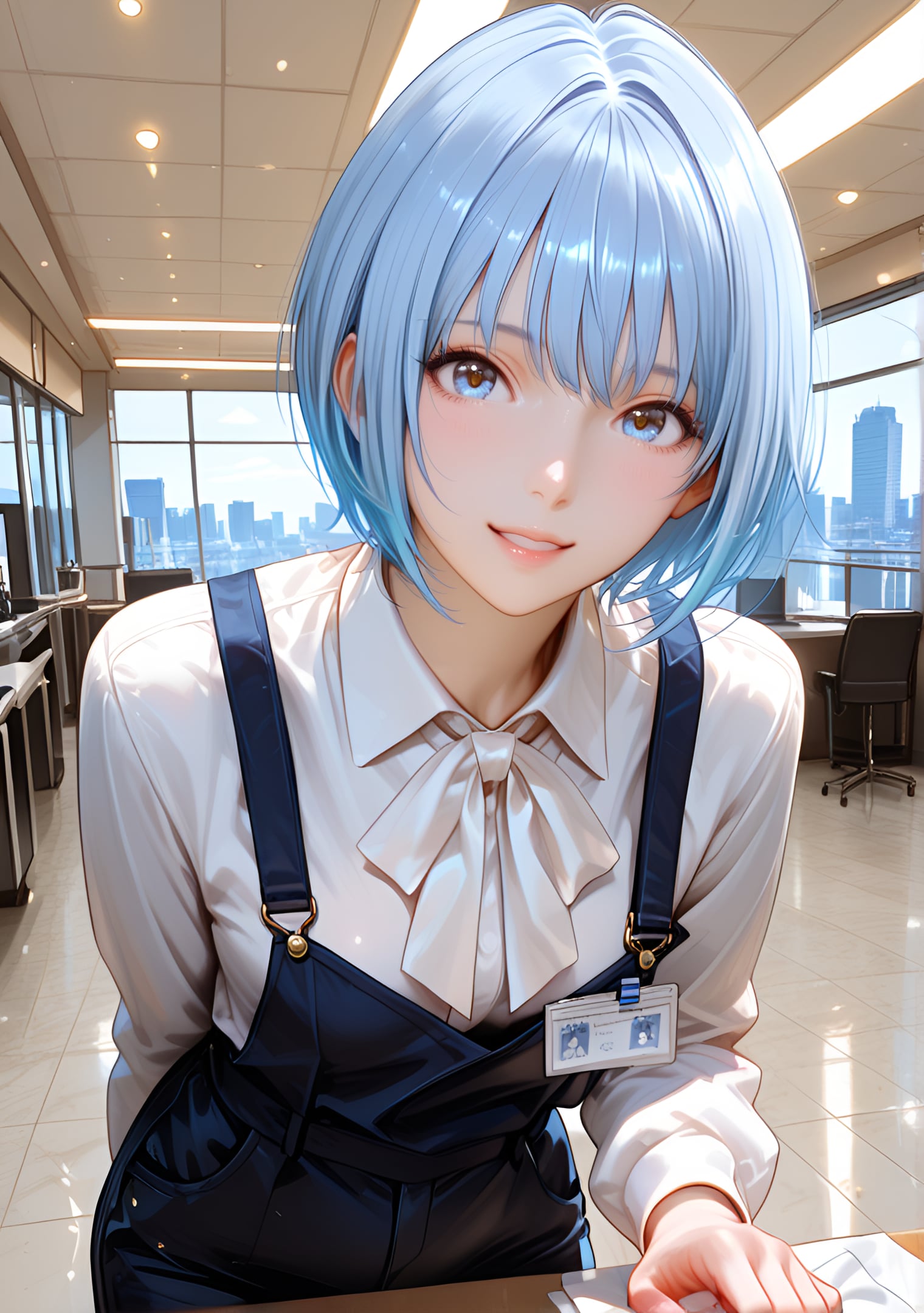 蒼井 空（AoiSora）ねぇ、新人君、私のことこわがってない？ | の人気AIイラスト・グラビア