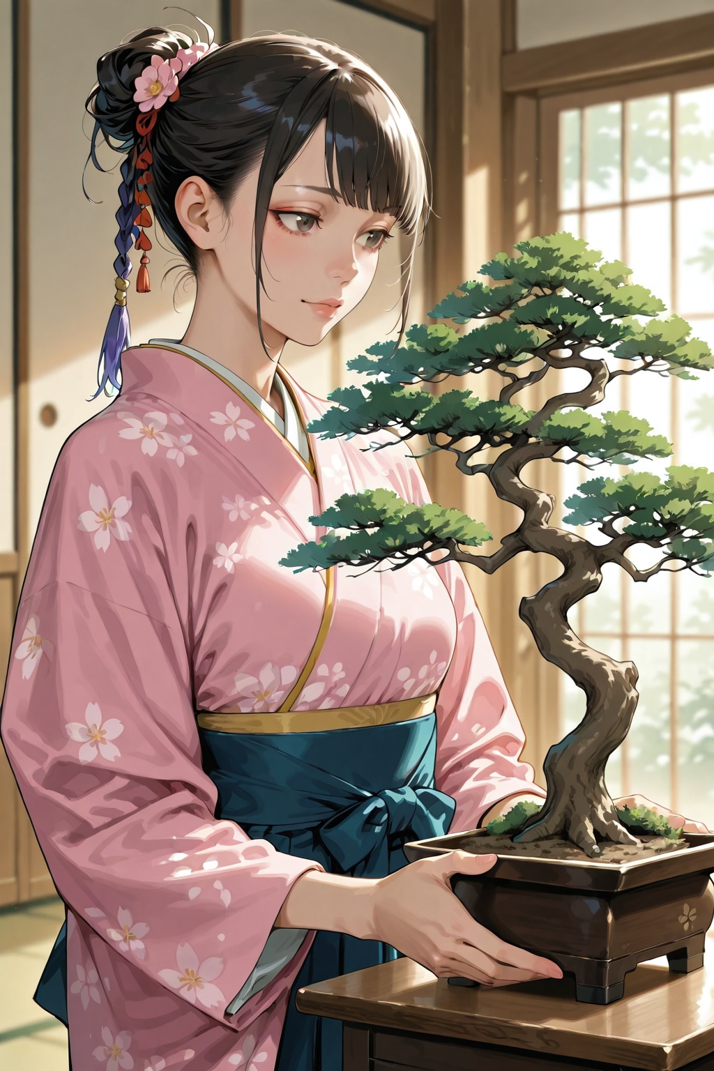 盆栽 | の人気AIイラスト・グラビア