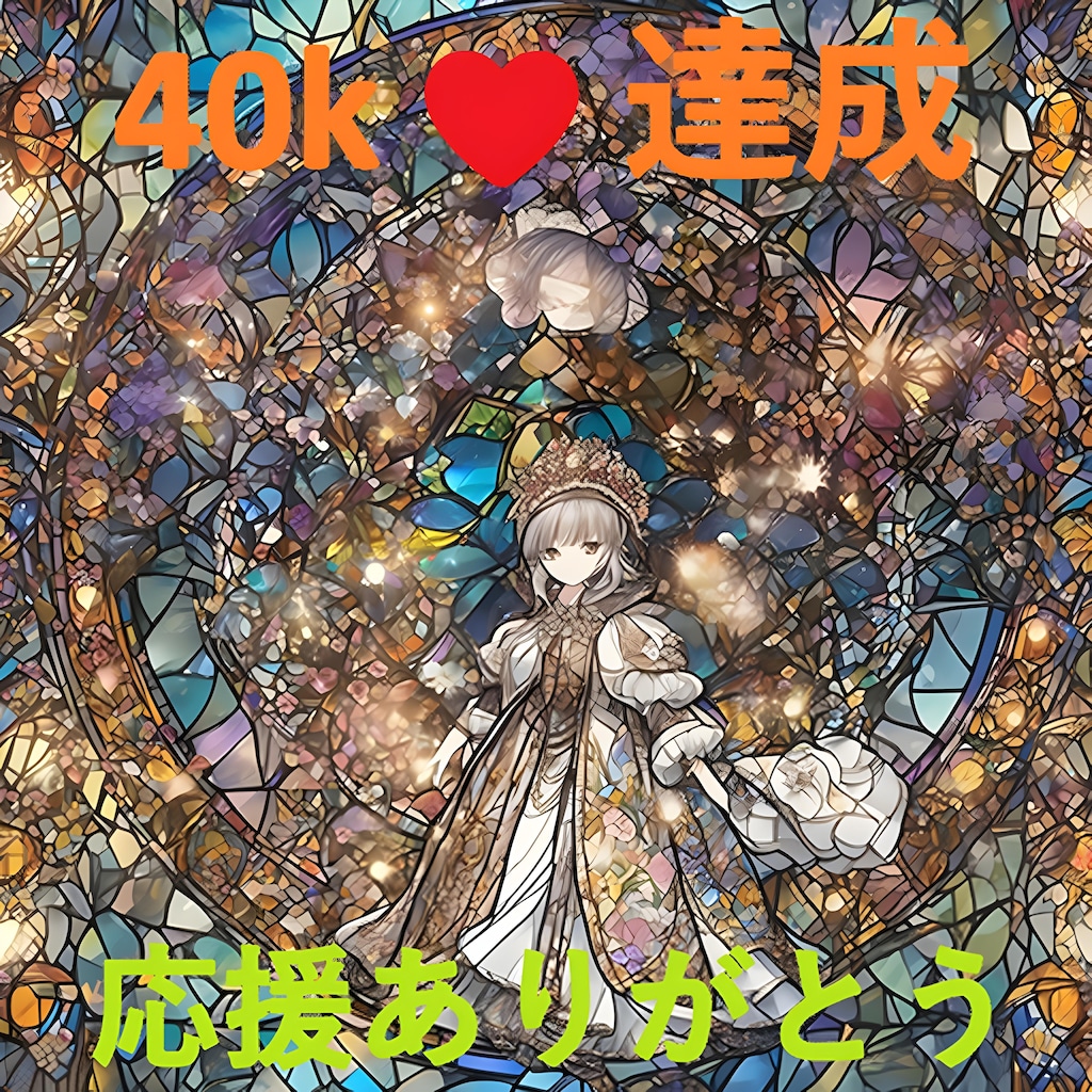 60,000いいね感謝の記念絵💙