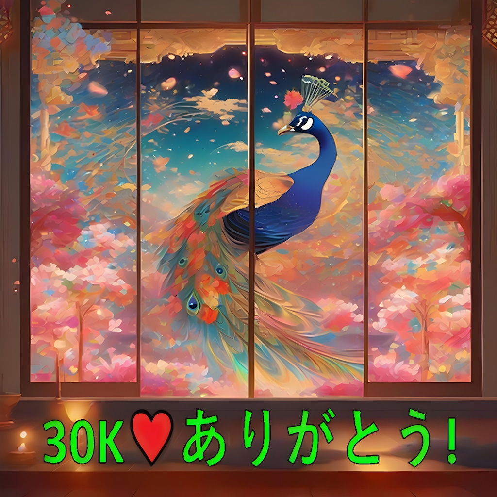 60,000いいね感謝の記念絵💙