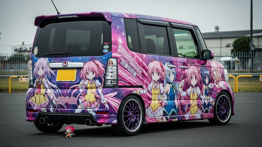 N-BOXまどマギ痛車