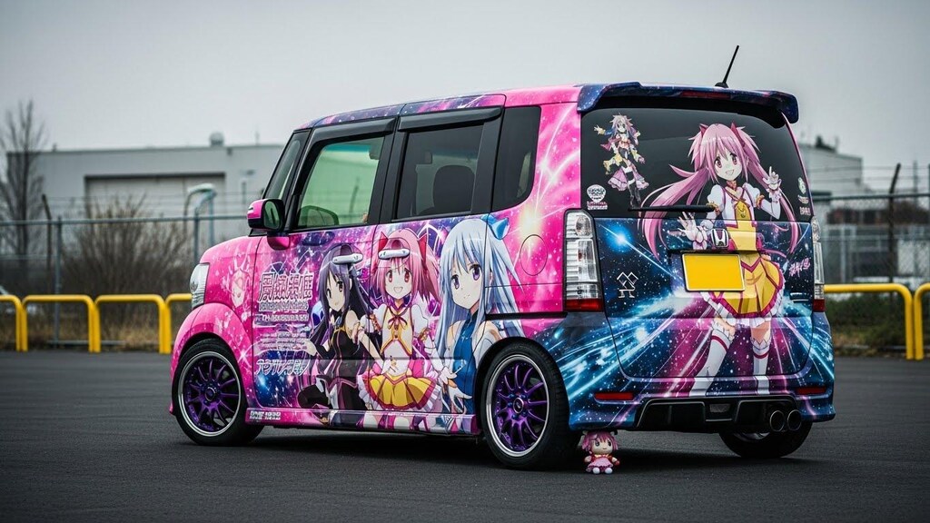 N-BOXまどマギ痛車