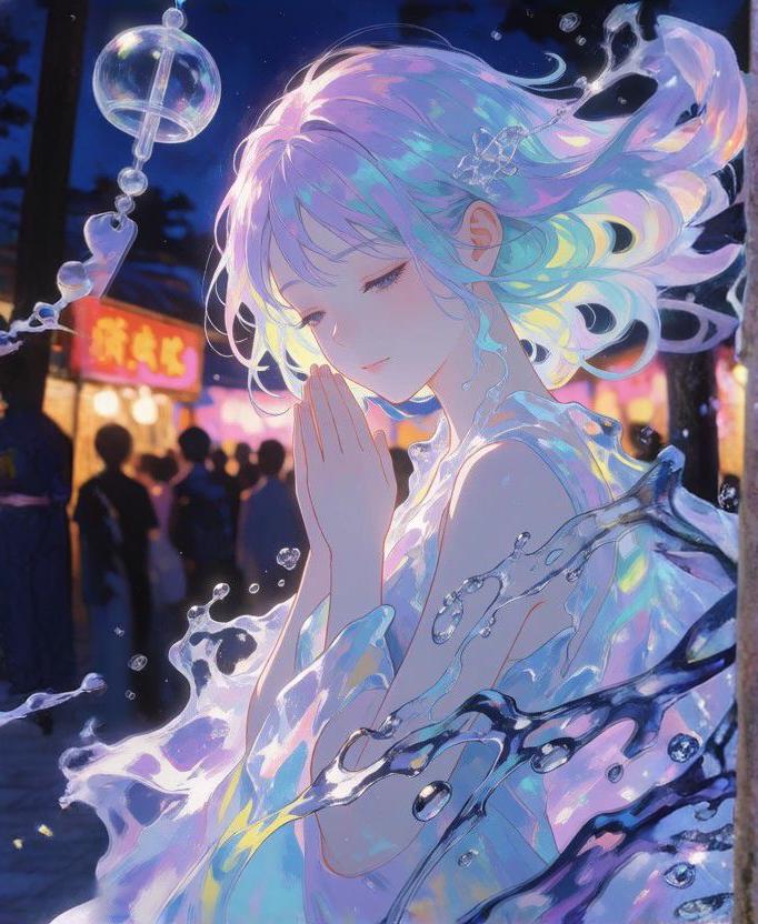 １　　水の精霊　祈り | の人気AIイラスト・グラビア