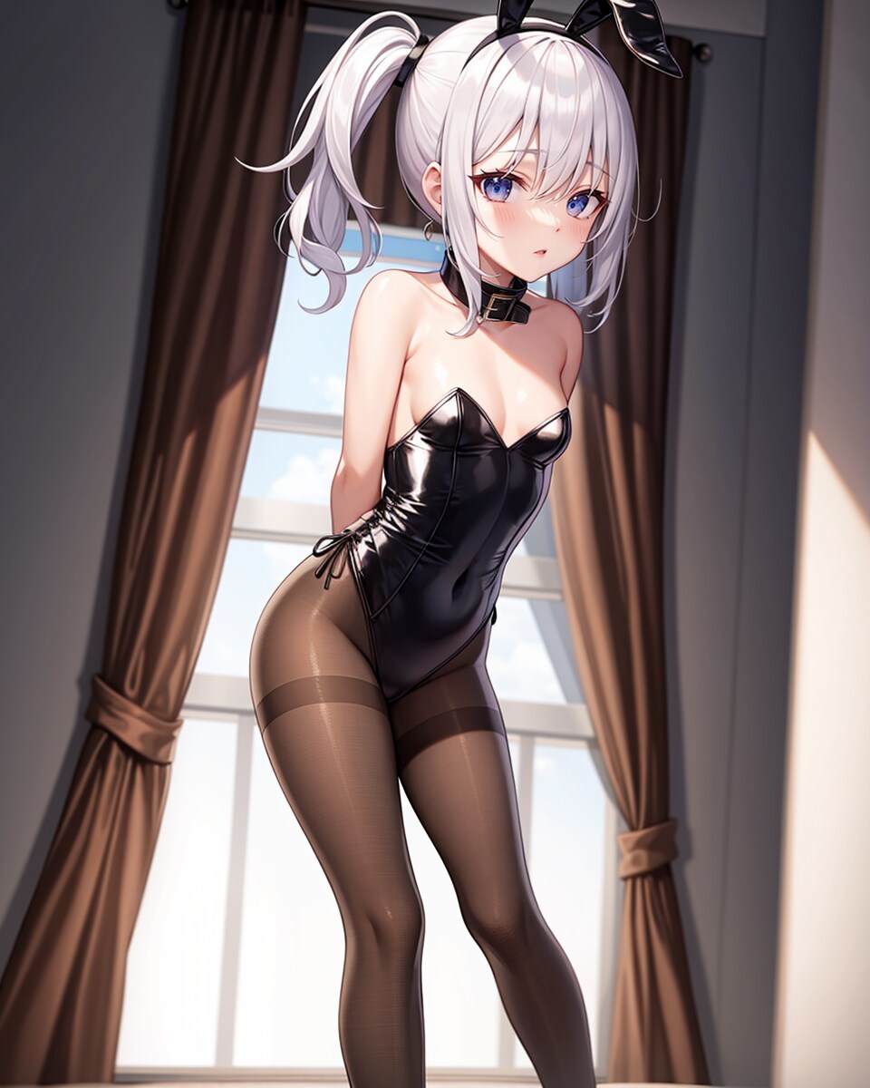 お部屋でバニーガール