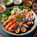 学食に出るseafood noodle 5枚目