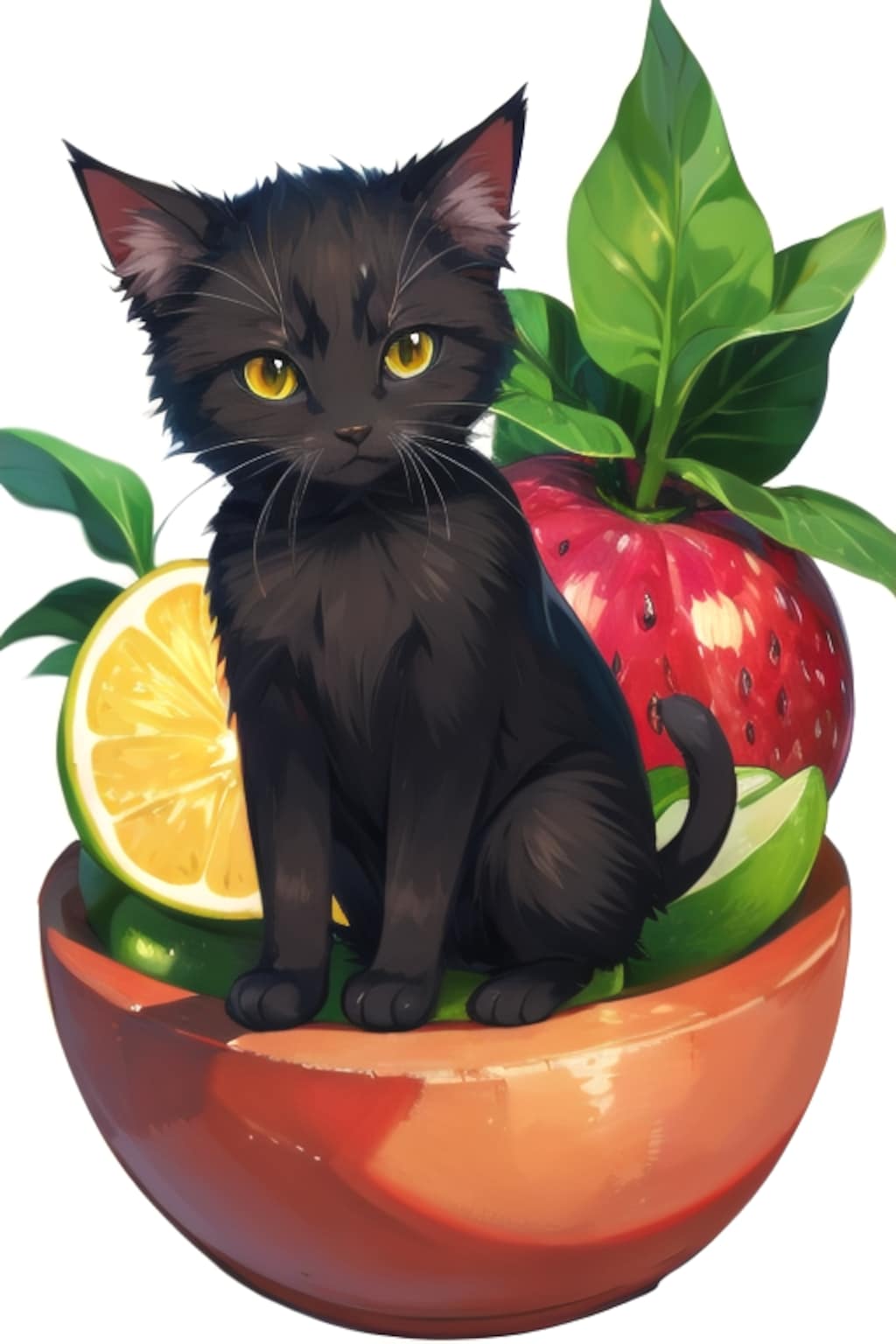【動物】猫✕フルーツ
