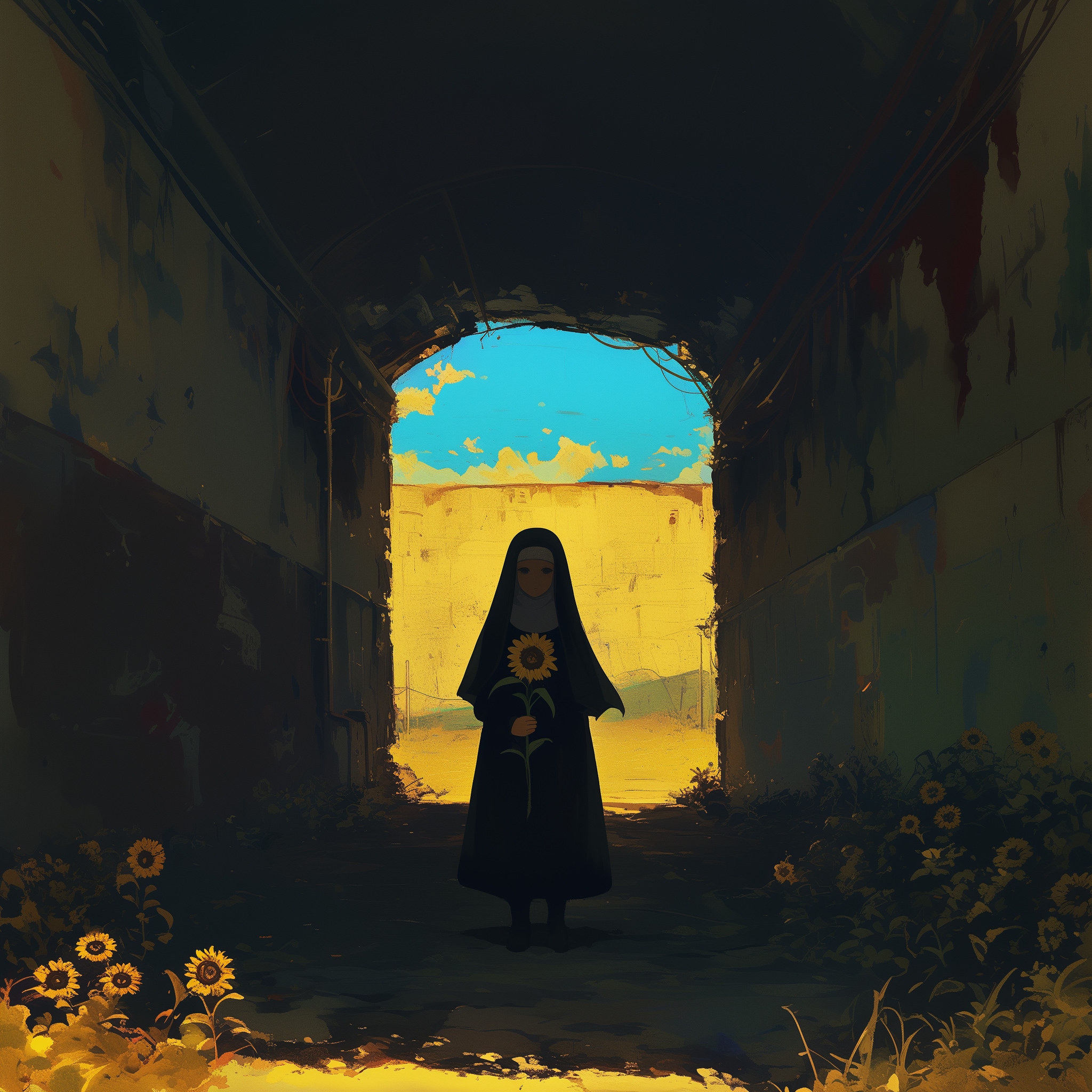 シェルター街散策 | の人気AIイラスト・グラビア